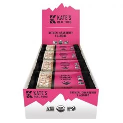 Kate's Real Food Oatmeal Cranberry & Almond Energy Bar - 12 Pack Bars