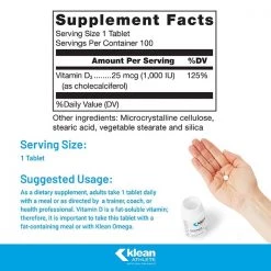 Vitamins & Minerals Klean-D 1000