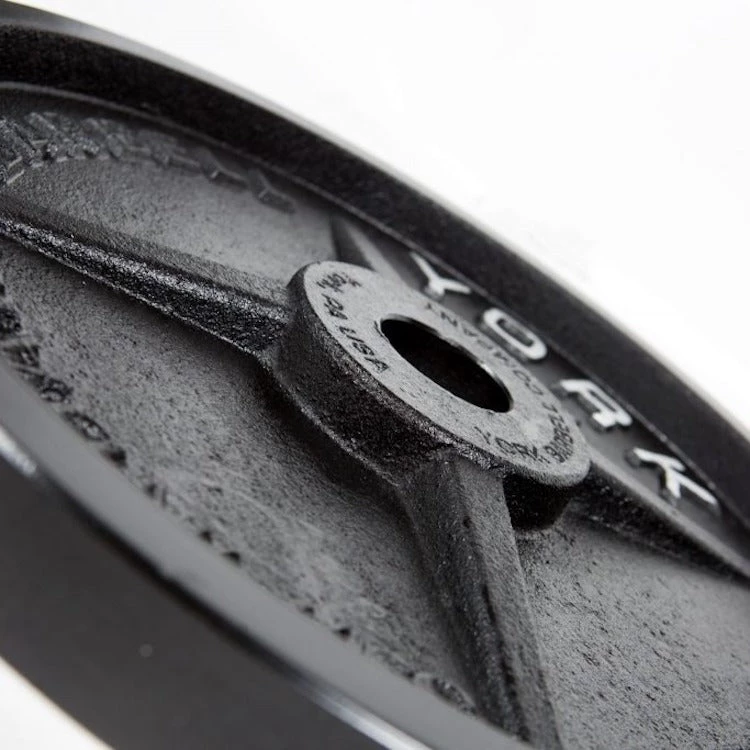 York Barbell 2" Legacy Cast Iron Precision Milled Olympic Plates 3 York Barbell 2" Legacy Cast Iron Precision Milled Olympic Plates