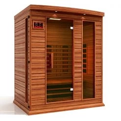 Maxxus Saunas Heat Therapy Maxxus 3-Person Full Spectrum Near Zero EMF FAR Infrared Sauna (Canadian Red Cedar)