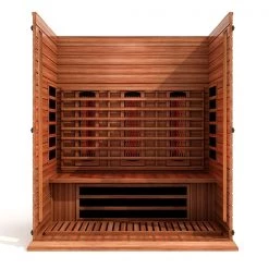 Maxxus Saunas Heat Therapy Maxxus 3-Person Full Spectrum Near Zero EMF FAR Infrared Sauna (Canadian Red Cedar)