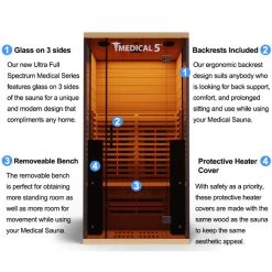 Medical Breakthrough Medical 5 Ultra Full-Spectrum Sauna