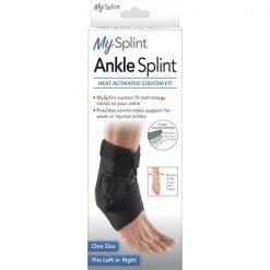 MySplint Custom Fit Ankle Brace Athletic Recovery