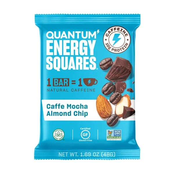Quantum Energy Squares Quantum Caffe Mocha Almond Chip Energy & Endurance 2 Quantum Energy Squares Quantum Caffe Mocha Almond Chip Energy & Endurance