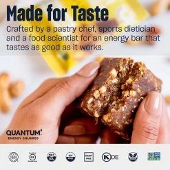 Quantum Energy Squares Quantum Caffe Mocha Almond Chip Energy & Endurance 13 Quantum Energy Squares Quantum Caffe Mocha Almond Chip Energy & Endurance