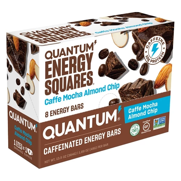 Quantum Energy Squares Quantum Caffe Mocha Almond Chip Energy & Endurance 1 Quantum Energy Squares Quantum Caffe Mocha Almond Chip Energy & Endurance