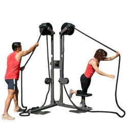 RopeFlex RX2500D Dual Upright Rope Trainer Cardio Machines