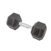 York Barbell Rubber Hex Dumbbell Weight Training