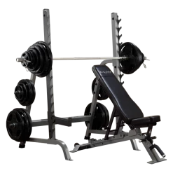 Body-Solid Weight Training Body Solid Pro Club Line Full Commercial Adjustable Olympic Package