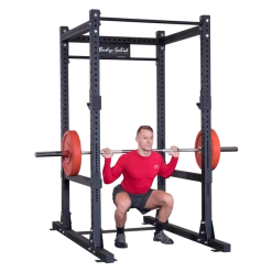 Body-Solid Weight Training Body Solid Pro Club Line Power Rack Base Rack/Liftoffs/Premium Safeties
