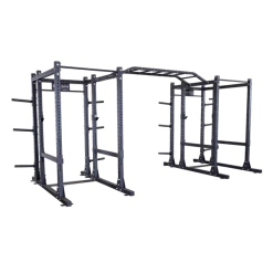 Body-Solid Weight Training Body Solid Pro Club Line Power Rack Double Rack/Extension W Monkey Bar