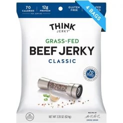 Think Jerky 100% Grass-Fed Beef Jerky - Classic