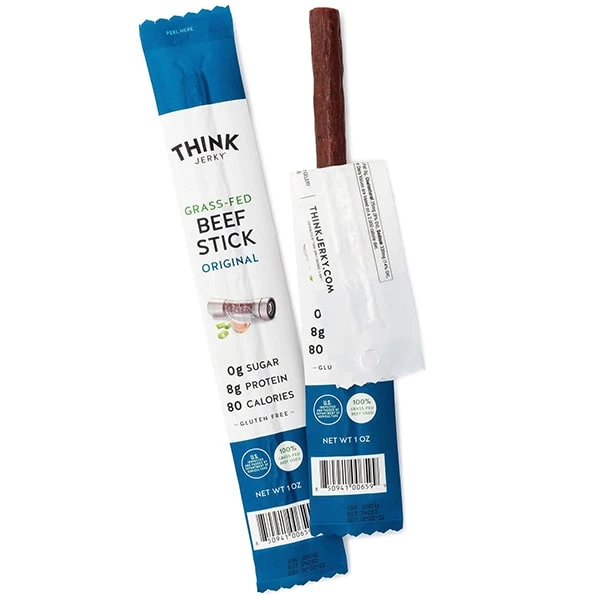 Food & Drinks Think Jerky Original 100% Grass-Fed Beef Stick 2 Food & Drinks Think Jerky Original 100% Grass-Fed Beef Stick