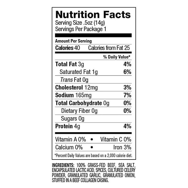 Food & Drinks Think Jerky Original 100% Grass-Fed Beef Stick 6 Food & Drinks Think Jerky Original 100% Grass-Fed Beef Stick