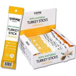 Food & Drinks Think Jerky Original 100% Natural Turkey Stick