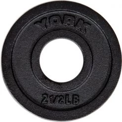 York Barbell 2" Cast Iron Olympic Weight Plates