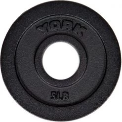 York Barbell 2" Cast Iron Olympic Weight Plates