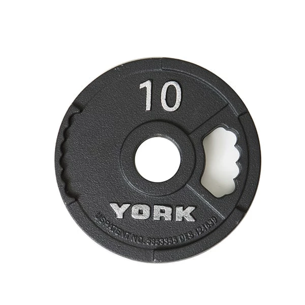 York Barbell 2" G-2 Cast Iron Olympic Weight Plate Barbells, Weight Bars & Plates 3 York Barbell 2" G-2 Cast Iron Olympic Weight Plate Barbells, Weight Bars & Plates