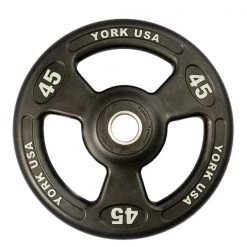 York Barbell 2" Iso-Grip Urethane Plate Barbells, Weight Bars & Plates 9 York Barbell 2