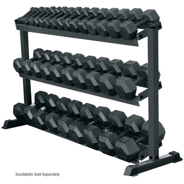 York Barbell 3 Tier Pro-Hex Dumbbell Rack Weight Training 1 York Barbell 3 Tier Pro-Hex Dumbbell Rack Weight Training