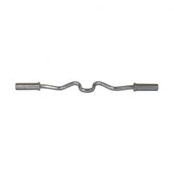 York Barbell 4' International Chrome Super Curl Bar