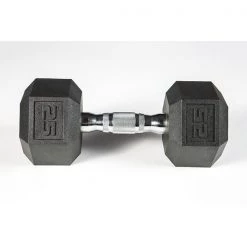 York Barbell 5-50lb Premium PVC Hex Dumbbell Set - Chrome Ergo Handle 16 York Barbell 5-50lb Premium PVC Hex Dumbbell Set - Chrome Ergo Handle