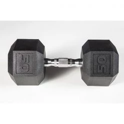 York Barbell 5-50lb Premium PVC Hex Dumbbell Set - Chrome Ergo Handle 21 York Barbell 5-50lb Premium PVC Hex Dumbbell Set - Chrome Ergo Handle