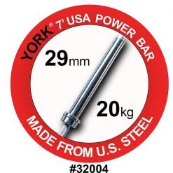 York Barbell 7' USA Power Weight Bar Barbells, Weight Bars & Plates