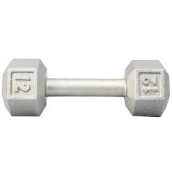 Weight Training York Barbell Cast Iron Hex Dumbbell