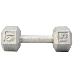 Weight Training York Barbell Cast Iron Hex Dumbbell