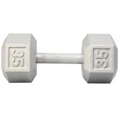 Weight Training York Barbell Cast Iron Hex Dumbbell