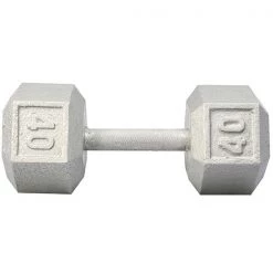 Weight Training York Barbell Cast Iron Hex Dumbbell