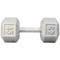 Weight Training York Barbell Cast Iron Hex Dumbbell