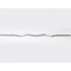 York Barbell Chrome Curl Bar W/ Fixed Inner Collars Barbells, Weight Bars & Plates