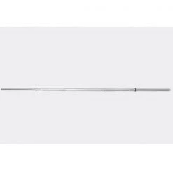 York Barbell Chrome Deluxe Weight Bar W/ Fixed Inner Collars Barbells, Weight Bars & Plates