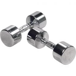 York Barbell Chrome Dumbbell Weight Training