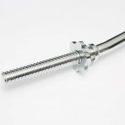 York Barbell Chrome Spin-Lock Curl Bar W/ Spin-Lock Collars