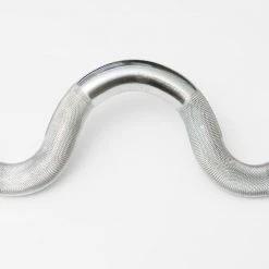 York Barbell Chrome Spin-Lock Super Curl Bar W/ Spin-Lock Collars Barbells, Weight Bars & Plates