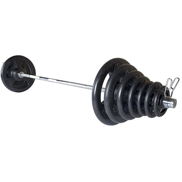Barbells, Weight Bars & Plates York Barbell 300 Lb Iso-Grip Rubber-Encased Steel Olympic Plate Set 2 Barbells, Weight Bars & Plates York Barbell 300 Lb Iso-Grip Rubber-Encased Steel Olympic Plate Set