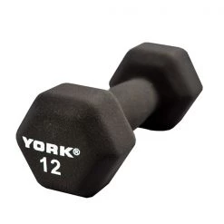 Weight Training York Barbell Neoprene Hexagon Fitbell 22 Weight Training York Barbell Neoprene Hexagon Fitbell