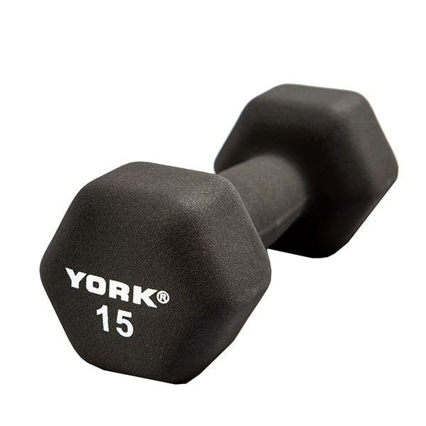 Weight Training York Barbell Neoprene Hexagon Fitbell 12 Weight Training York Barbell Neoprene Hexagon Fitbell