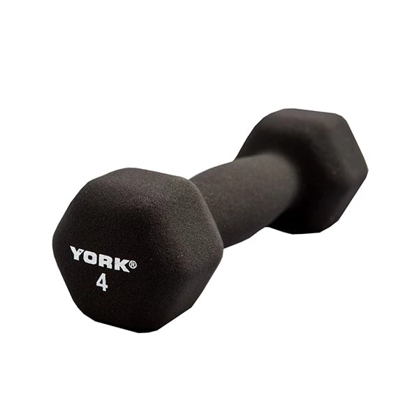 Weight Training York Barbell Neoprene Hexagon Fitbell 4 Weight Training York Barbell Neoprene Hexagon Fitbell