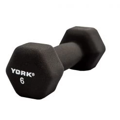 Weight Training York Barbell Neoprene Hexagon Fitbell 17 Weight Training York Barbell Neoprene Hexagon Fitbell
