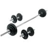 York Barbell Pro Cast Iron Dumbbell / Barbell Spinlock Set Weight Training