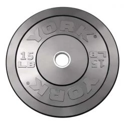 York Barbell Rubber Training Bumper Plate