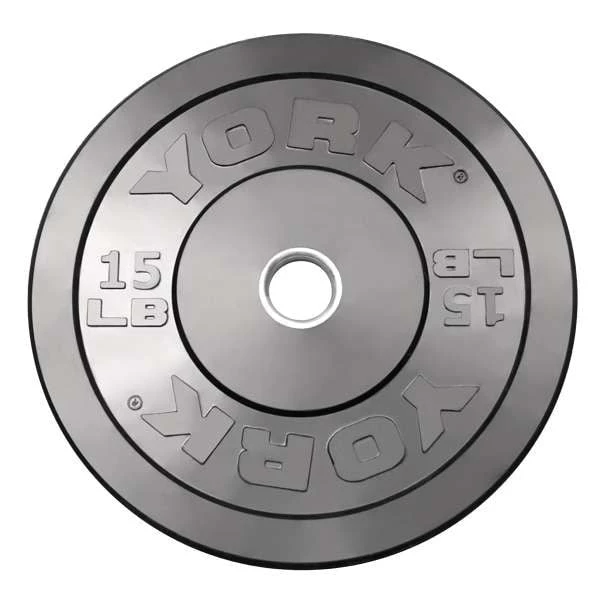 York Barbell Rubber Training Bumper Plate 2 York Barbell Rubber Training Bumper Plate