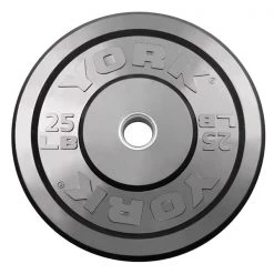 York Barbell Rubber Training Bumper Plate 7 York Barbell Rubber Training Bumper Plate