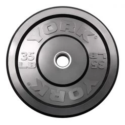York Barbell Rubber Training Bumper Plate 8 York Barbell Rubber Training Bumper Plate