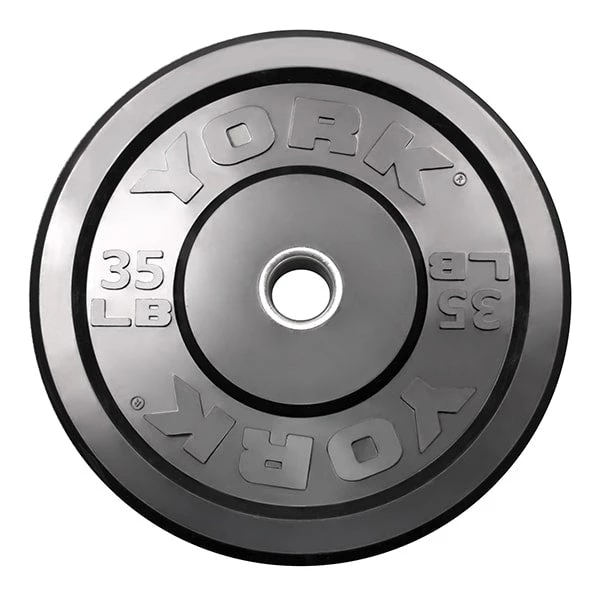 York Barbell Rubber Training Bumper Plate 4 York Barbell Rubber Training Bumper Plate