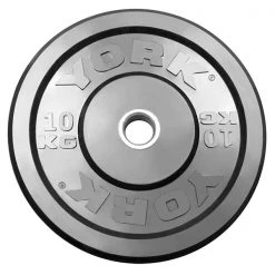 York Barbell Rubber Training Bumper Plate (Metric)